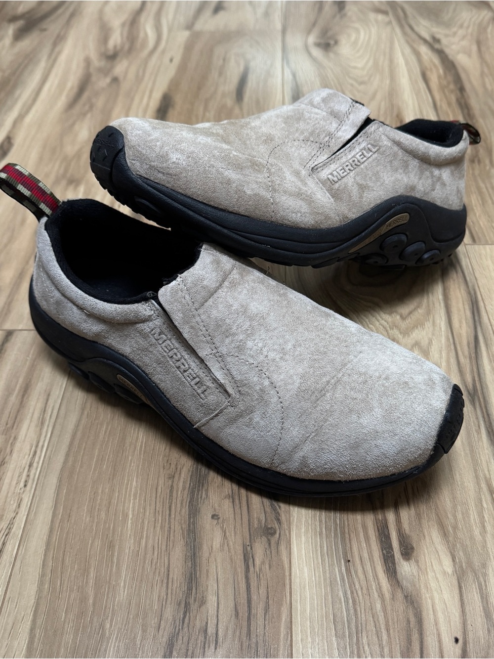 Merrell Men's Jungle Moc Suede Slip On Loafers Comfort Outdoor Hiking 10.5 Wide